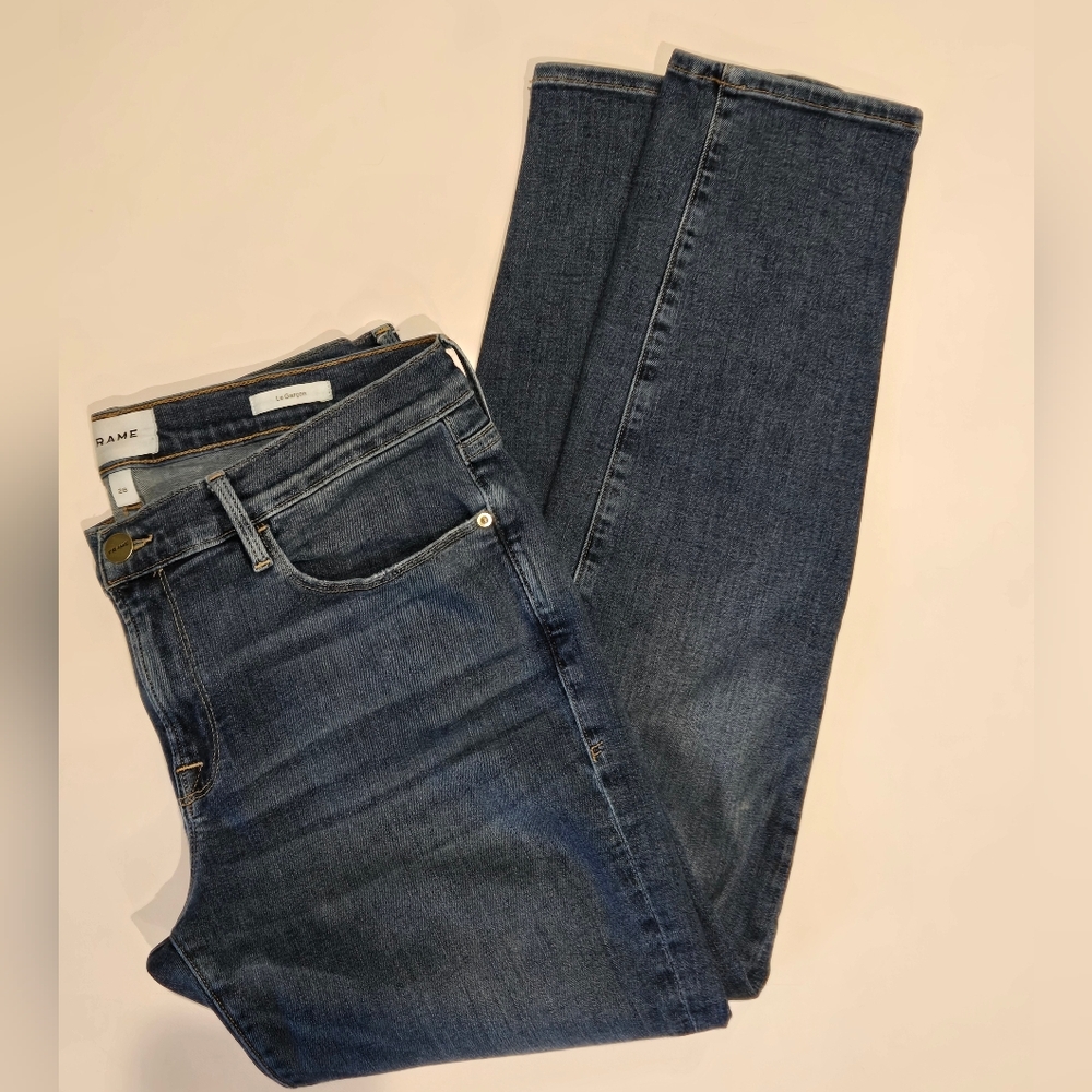 Frame Denim Le Garcon Mid-Rise Boyfriend  Revere Wash Jeans Size 28 - Picture 4 of 9